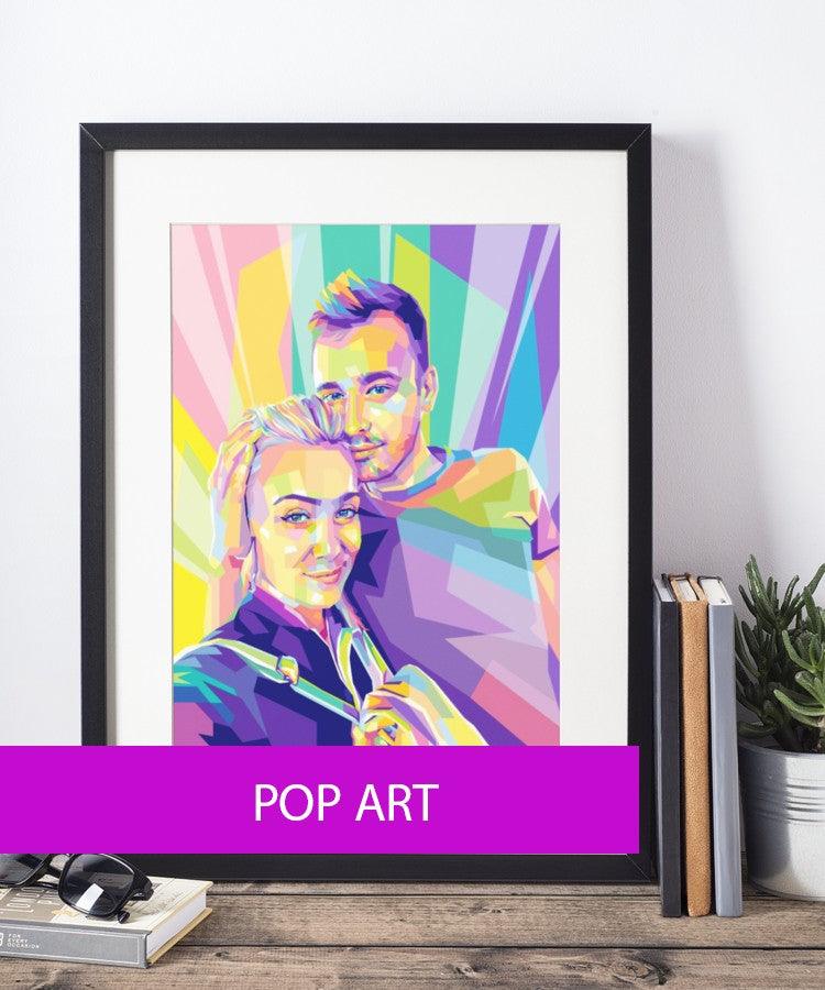 Alle gaveideer - pop art - Just Karikatur