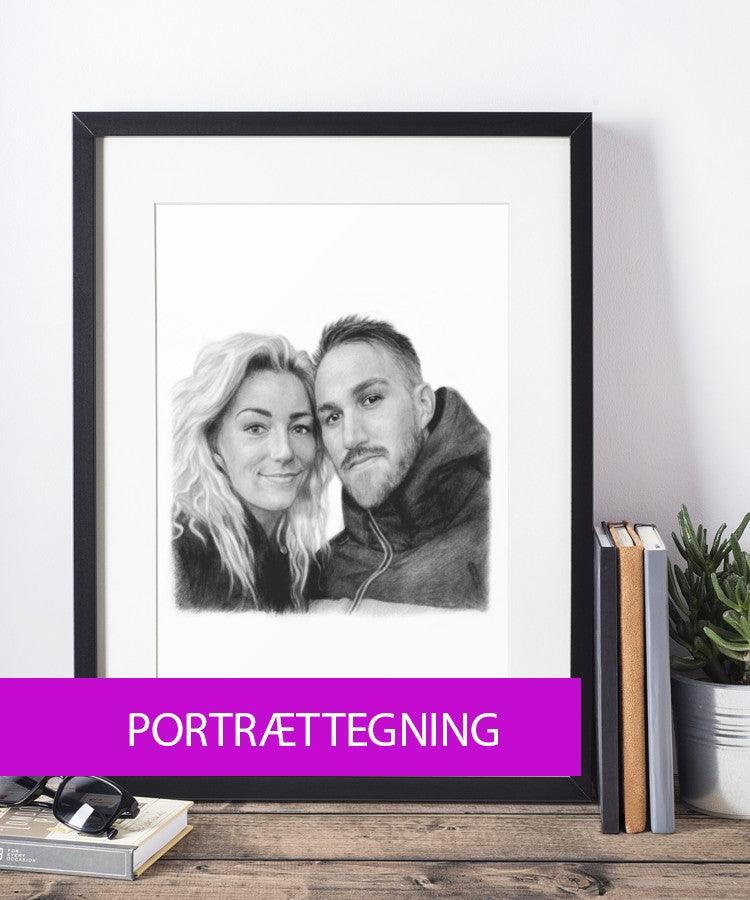 Alle gaveideer - portrættegning - Just Karikatur