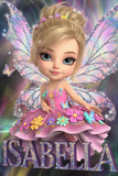 Personlig Chibi Fairy navne plakat 1