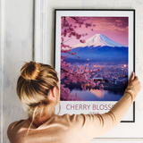 Cherry Blossom Japan plakat - 7 - Just Karikatur