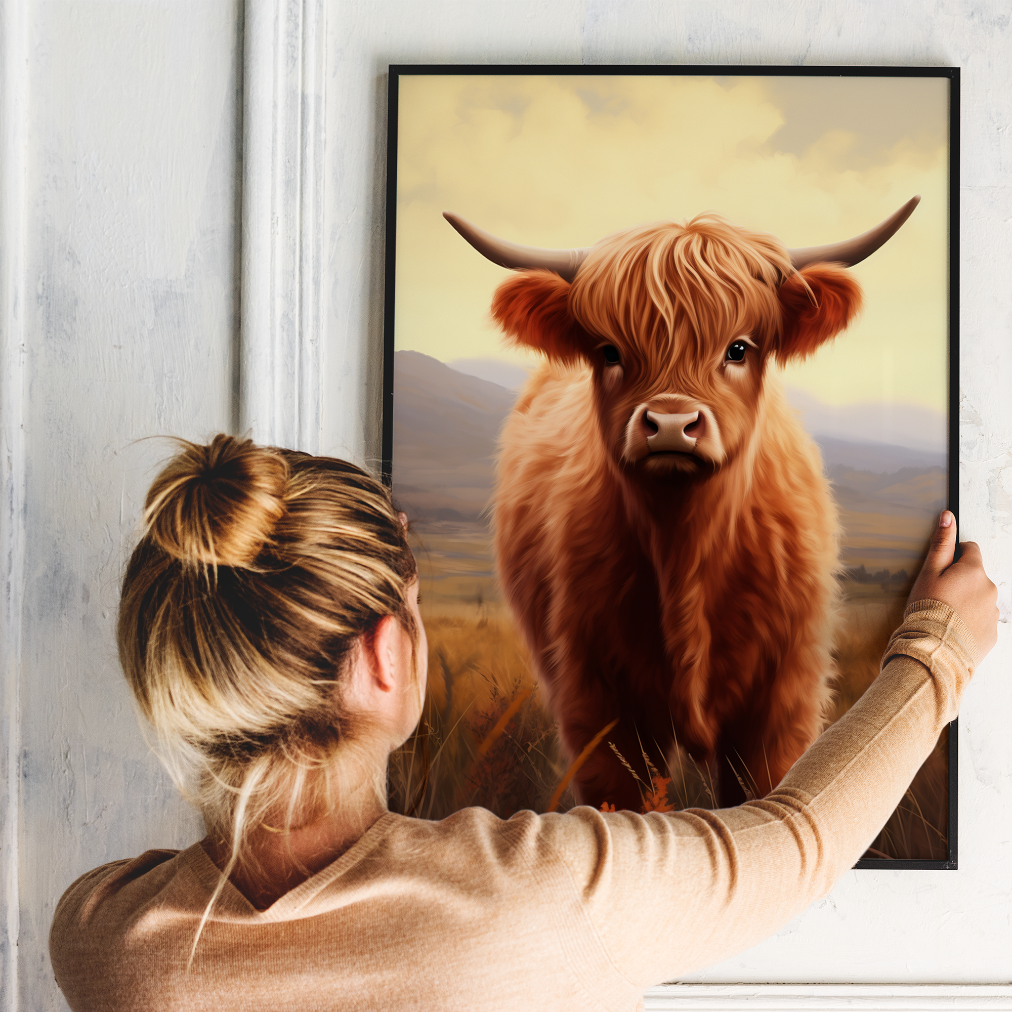Highland Cattle - plakat 1 - Just Karikatur