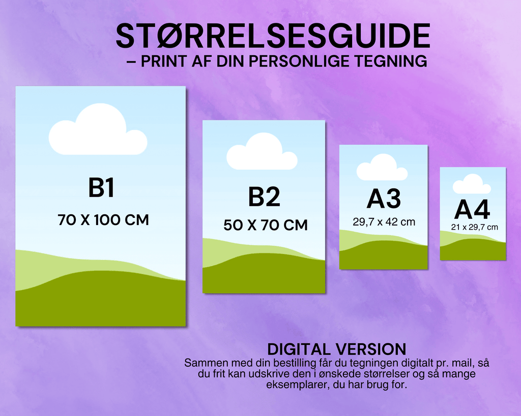 Størrelsesguide