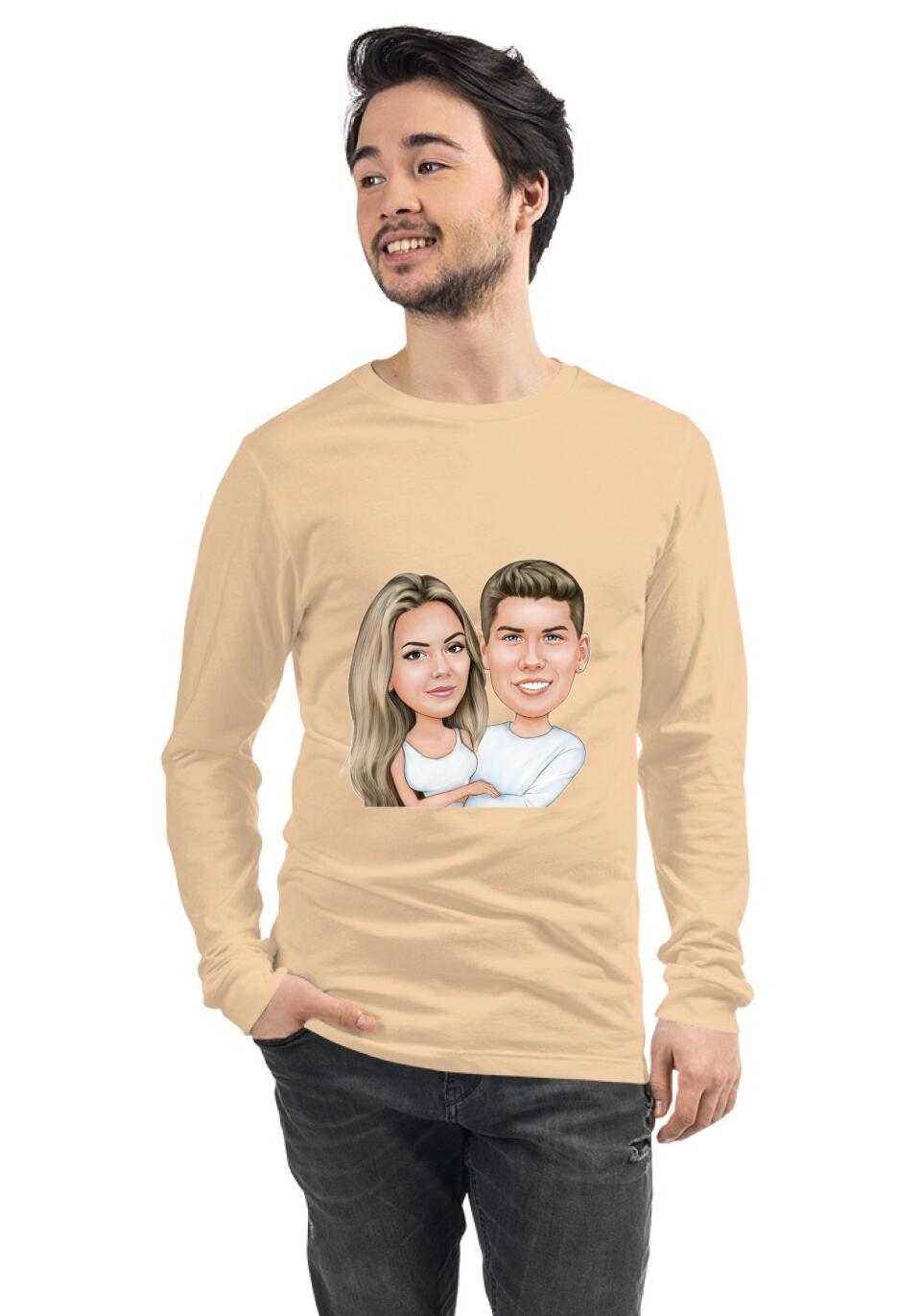 Unisex Long Sleeve Tee | Bella + Canvas 3501 - Just Karikatur